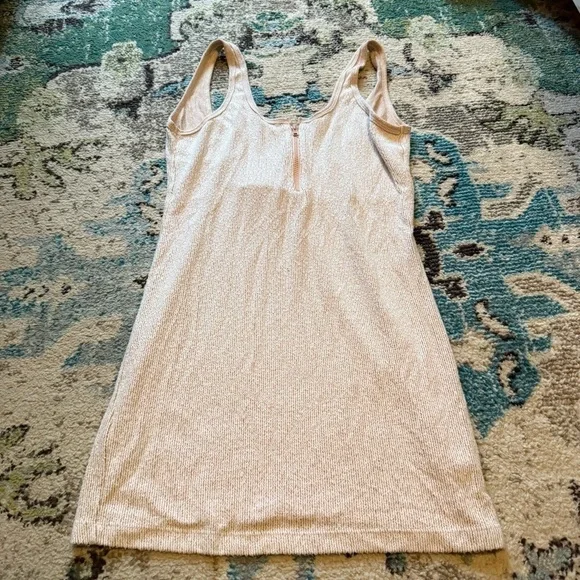 Tribe Kelley bohemian beachy low cut back Cream Sleeveless Dress - Picture 2 of 7